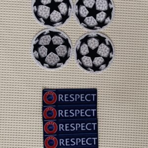 Set parche UCL + respect rojo