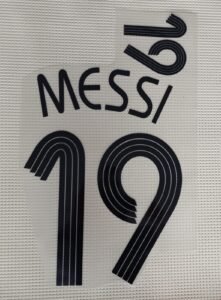 Dorsal Messi 19 Argentina 2006