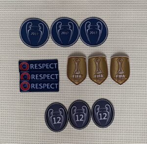 Set parches Real Madrid UCL 17/18