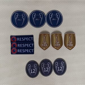 Set parches Real Madrid UCL 17/18