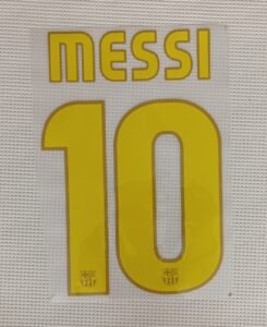 Dorsal Messi 10 Barcelona 2009