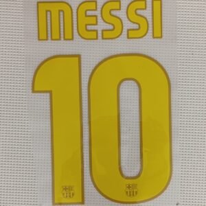 Dorsal Messi 10 Barcelona 2009