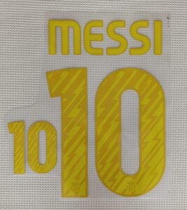 Dorsal Messi 10 Barcelona 2011