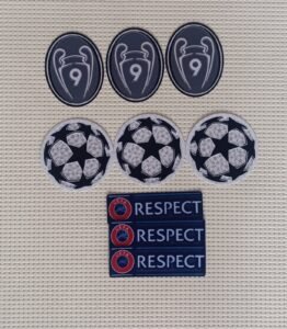 Set parches Real Madrid UCL #9