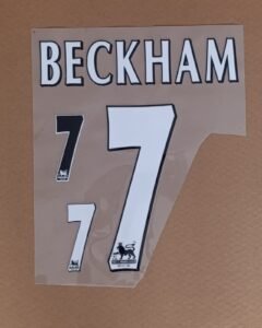 Dorsal David Beckham 7 Man U