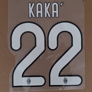 Dorsal Kaka AC Milan 2008 blanco