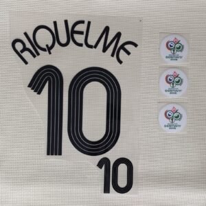 Set Riquelme Mundial 2006 Dorsal+ 1 Parche