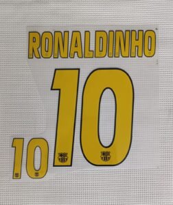 Dorsal Ronaldinho Barcelona 2005