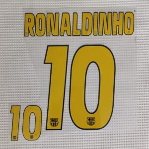 Dorsal Ronaldinho Barcelona 2005