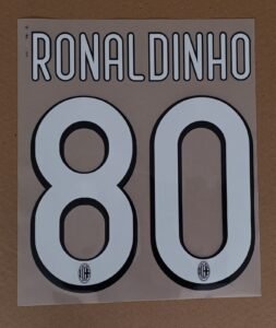 Dorsal Ronaldinho AC Milan 2010