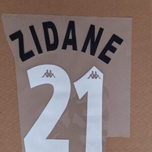 Dorsal Zidane Juventus 97/98