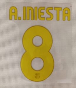 Dorsal Andrés Iniesta Barcelona 2009