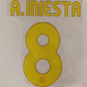 Dorsal Andrés Iniesta Barcelona 2009