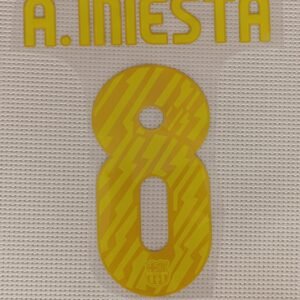 Dorsal Andrés Iniesta Barcelona 2011