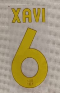 Dorsal Xavi Barcelona 2009