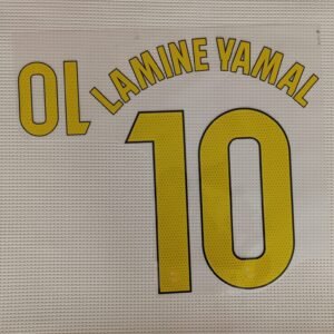 Dorsal Lamine Yamal LaLiga local 2025