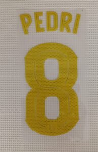 Dorsal Pedri Barcelona UCL 2025 local