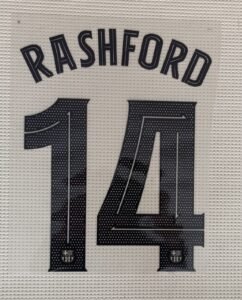 Dorsal Rashford Barcelona UCL 2025 visitante