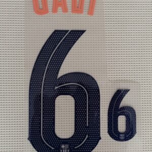 Dorsal Gavi Barcelona UCL 2025 alternativa