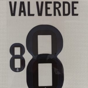Dorsal Valverde Real Madrid UCL 2025 Local