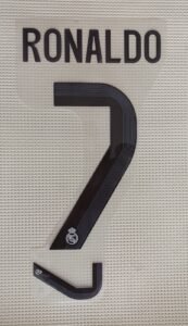 Dorsal C. Ronaldo Real Madrid UCL 2025 local