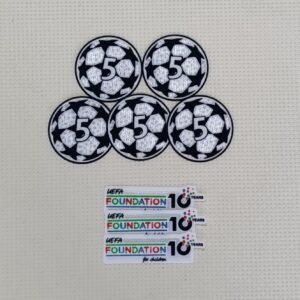 Set de parches FC Barcelona UCL 2025