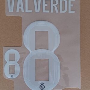 Dorsal Valverde Real Madrid UCL 2025 visitante