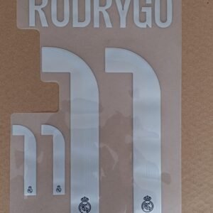 Dorsal Rodrygo Real Madrid UCL 2025 visitante