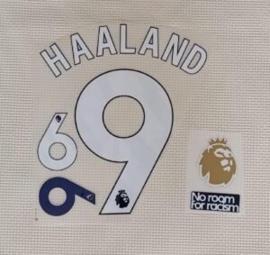 Set Haaland Man City Premier League dorsal+ 1 parche