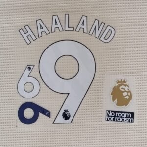 Set Haaland Man City Premier League dorsal+ 1 parche
