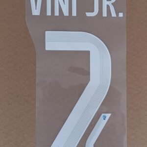 Dorsal Vini JR Real Madrid UCL 2025 alternativa