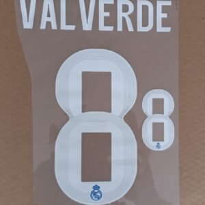 Dorsal Valverde Real Madrid UCL 2025 alternativa