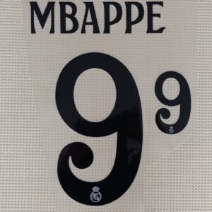 Dorsal Mbappe Real Madrid UCL 2024 local