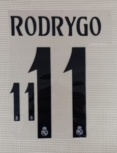 Dorsal Rodrygo Real Madrid UCL 2024 local