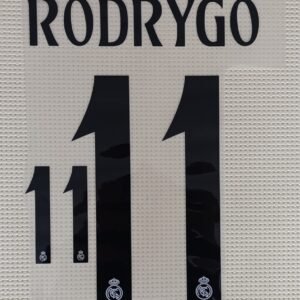 Dorsal Rodrygo Real Madrid UCL 2024 local