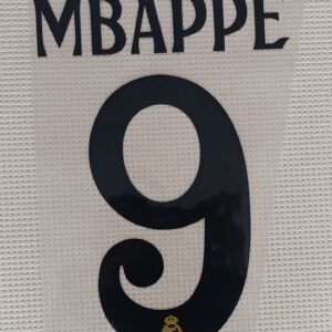 Dorsal Mbappe Real Madrid UCL 2024 visitante
