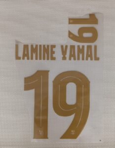 Dorsal Lamine Yamal Barcelona UCL 2024 local