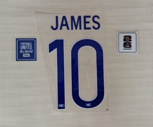 Set Colombia James Rodriguez 100 años dorsal+ 2 parches