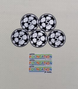 Set de parches FC Barcelona UCL 2024