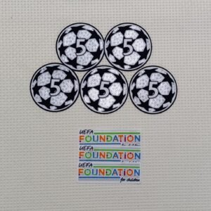 Set de parches FC Barcelona UCL 2024