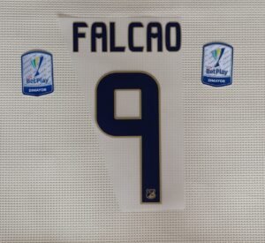 Set Millonarios Falcao Liga Betplay 2024 dorsal+ 1 parche