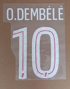 Dorsal Dembele PSG Ligue 1 2025 local