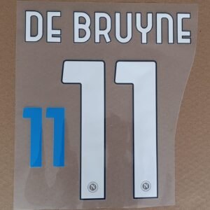 Dorsal Kevin de Bruyne Napoli UCL 2025