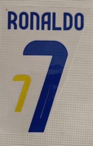 Dorsal C. Ronaldo Al-Nassr azul
