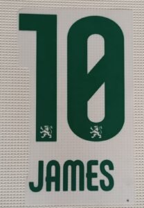dorsal James Rodriguez Club Leon visitante