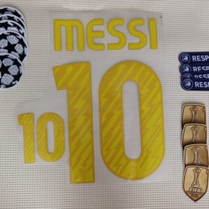Set Barcelona Messi Kit 2011 dorsal+3 parches