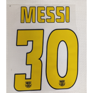 Dorsal Messi 30 FC Barcelona 2005