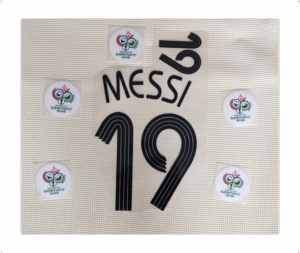 Set Messi Argentina 2006 Dorsal + Parche