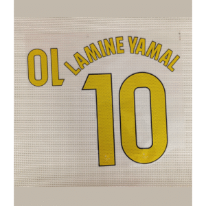 Dorsal Lamine Yamal LaLiga 2025