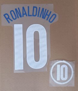 Dorsal Ronaldinho Brasil visitante 2004
